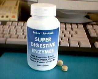 SUPER DIGESTIVE ENZYMES 270 EZ SWALLOW TABS a 90 day supply