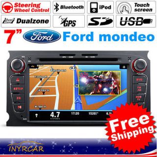   LCD DVD Player In Dash Car GPS Navigation for Ford Mondeo US Map