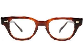 NOS vintage Mad men 1960s eye glasses Johnny Depp nerd geek horn 