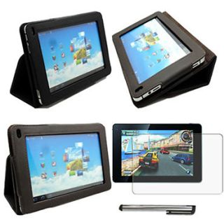   Leather Case Cover+Protecto​r+Stylus for Huawei MediaPad 7 Tablet