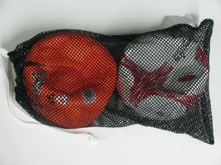   18 Mesh Laundry BALL / EQUIPMENT BAG Drawstring Cord Lock ID Tag blk