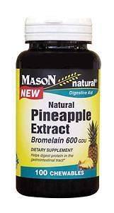   Chewables Tablets PINEAPPLE EXTRACT Bromelain NATURAL DIGESTIVE ENZYME