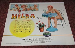   Pin Up Calendar Duane Bryers Buy 2 Hilda Calendars Get 1985 FREE