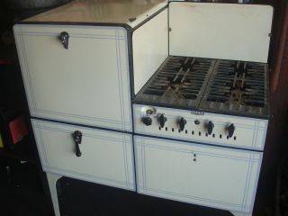 VINTAGE ROPER GAS STOVE WITH OVEN 1930S GAS STOVE