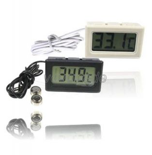 Mini New LCD Fridge Freezer Car Room Thermometer Temperature Measure 
