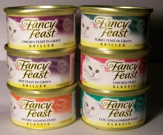 80 3oz cans of Fancy Feast Cat Food $40.00