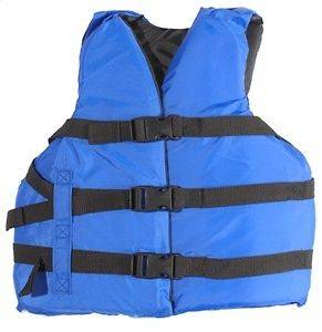 MW Youth Life Vest Water Ski Jacket Blue 50 90lbs NEW