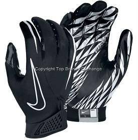   Jet Gloves Black White M, L, XL, XXL Football Receiver NFL NCAA