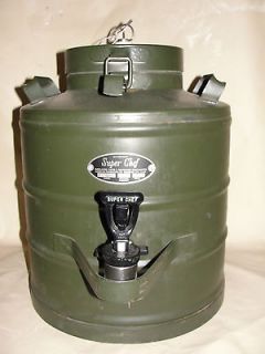   Green Super Chef MIL 3 Series 1085 Insulated Food & Beverage Container