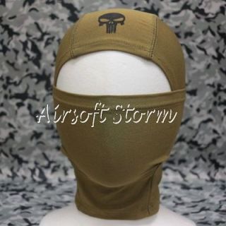 Airsoft SWAT Balaclava Hood Full Face Head Protector Mask Coyote Brown
