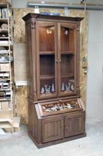   TO BUILD Your Very Own Wooden Gun or Firearm Display Cabinet PLANS