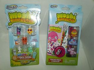 Moshi Monsters Pencil Toppers & Fun Pack Pencil & Pouch Set (Set 1)