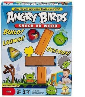 Angry Birds Knock On Wood Board Game Play Angry Birds in Real Life 
