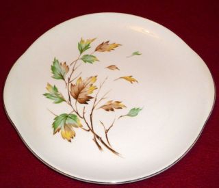 1958 French Saxon China Breeze Handled Cake Plate   Exc