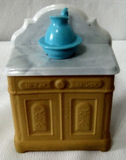 VINTAGE COLLECTABLE AVON VICTORIAN WASH STAND FULL
