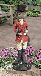 fox garden statues