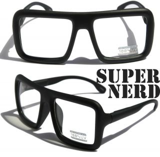   Nerd Bold Thick Square Frame Classic Eye Glasses SQUARE spongebob