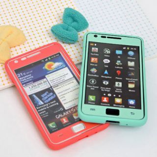 HAPPYMORI] KOREAN Jelly Cover Cases & Film for iPhone 4S/4  SHERBET 