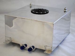 Universal Polished Aluminum 10 Gallon Fuel Cell