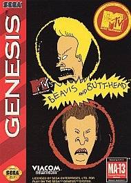 Beavis and Butt head in Virtual Stupidity PS1 Playstation Japan Game