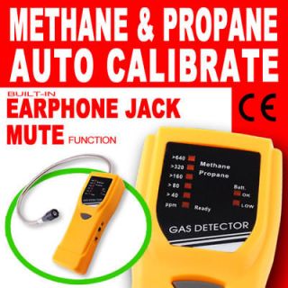 Methane Propane Gas Leak Detector Meter Tester Checker
