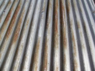 RECLAIMED METAL ROOFING CORRUGATED PANELS RUSTIC/COATING