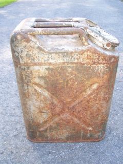 Vintage US Military Jerry Can Jeep Water Can Container 5 Gallon