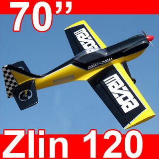 Zlin Z 50 120 70 Nitro Gas R/C RC Airplane Plane