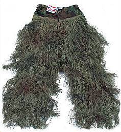 GhillieSuits Ghillie Suit Pants Leafy Hunting Camouflage, Choice of 6 