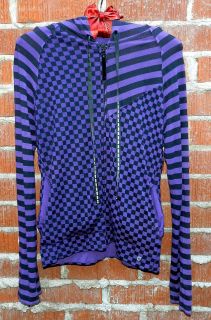   The Wall   Size S   Purple & Black Skate Hoodie   FREE 1 DAY SHIPPING