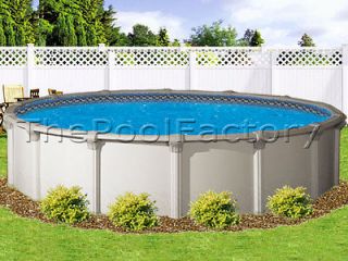 27x54 PREMIUM Round Above Ground Swimming Pool with DELUXE Accessory 