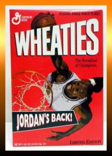    BACK 1995 WHEATIES Unopened Cereal Box Limited Edition *NEW