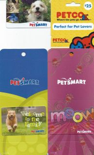 SET OF 5 DIFFERENT  AND  GIFT CARDS (SOME RARE OR HTF)