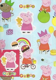 Licensed Character Gift Wrap Under One Listing Peppa Pig, Hello Kitty 