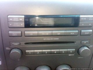 05 06 07 NISSAN TITAN Receiver AM FM Stereo Single Disc CD Player