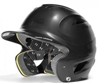 New Under Armour One Size Batting Helmet Black UABH 100 Black