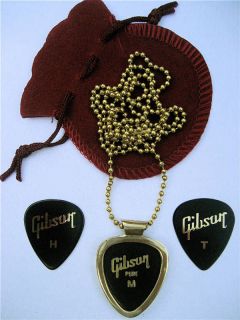 GIBSON GUITAR PICKS PICKBAY Guitar PICK HOLDER Pendant set Special 