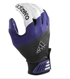   Adidas AdiZero Smoke Adult Football NFL Reciever Gloves ROYAL LARG