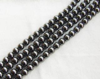 100pcs Natural Hematite Gemstone Faceted Round Beads 2mm 3mm 4mm 6mm 