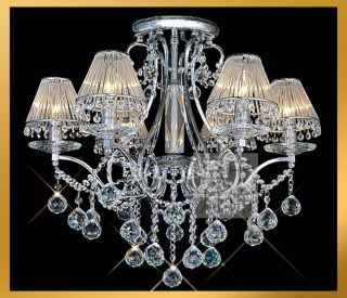    Crystal Chandelier Light Pendant Lamp Ceiling with Crystal Shade