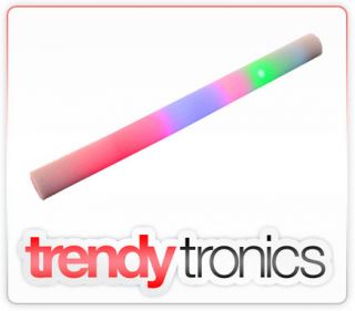 LED Glowing Flashing Foam Tube Stick Batons Great For Parties Raves