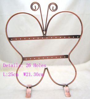 NEW TYPE cooper plated Butterfly Earring Jewelry Display Holder d008