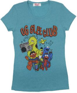 OG Glee   Sesame Street Sheer Junior Womens T shirt