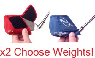   Golf Club Training Weight and Headcover CHOOSE WEIGHTS Head Cover