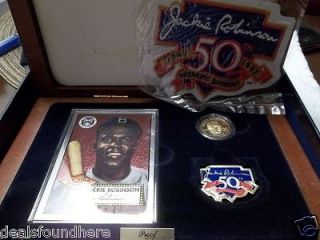   JACKIE ROBINSON COMMEMORATIVE PROOF $5 1997W GOLD LEGACY COIN SET