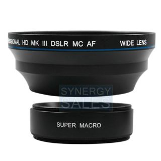   Soft Fisheye Wide Angle Super Macro Lens for Canon Rebel T3i T3 T2i