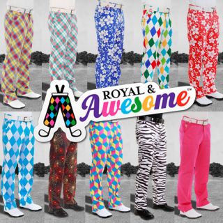 Royal And Awesome Golf Pants Trendy Golf Pants For The Pars And Bars 