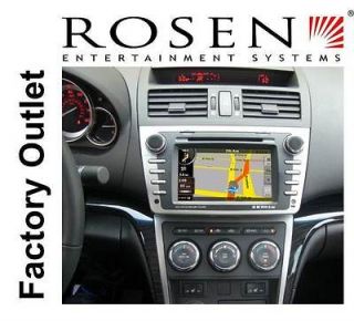 Rosen Mazda 6 In dash / 2 din Multi Media Navigation System GPS   GIB