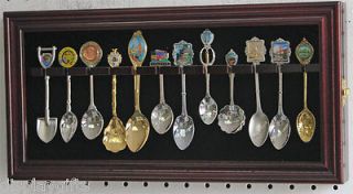 12 Spoon Rack Display Case for Souvenir/Silver Spoons Cabinet shadow 
