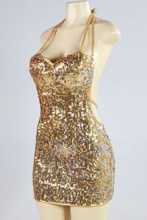 gold sequin dresses in Dresses